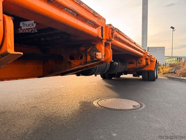 Tieflader-Sattelauflieger DINKEL DSAFA 36000 Schräglader/Tieflader 2x Lenkachse