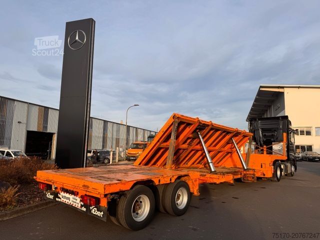 Tieflader-Sattelauflieger DINKEL DSAFA 36000 Schräglader/Tieflader 2x Lenkachse