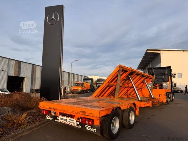 Tieflader-Sattelauflieger DINKEL DSAFA 36000 Schräglader/Tieflader 2x Lenkachse