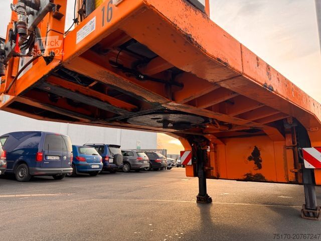 Tieflader-Sattelauflieger DINKEL DSAFA 36000 Schräglader/Tieflader 2x Lenkachse