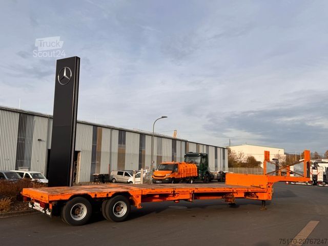 Tieflader-Sattelauflieger DINKEL DSAFA 36000 Schräglader/Tieflader 2x Lenkachse