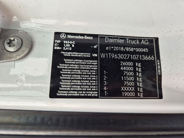 Camion con cassone intercambiabile MERCEDES-BENZ Actros 2546 L 6x2 Lenkachse PPC HPEB Navi