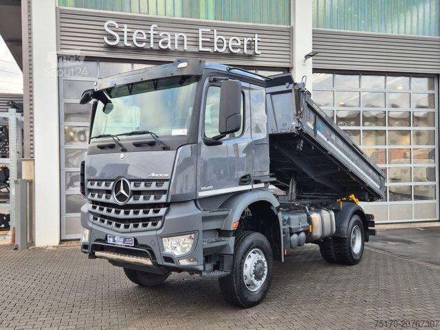 Pašizgāzējs kravas automašīna MERCEDES-BENZ Arocs 1840 AK 4x4 Meiller Retarder AHK