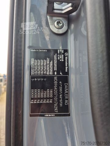 Pašizgāzējs kravas automašīna MERCEDES-BENZ Arocs 1840 AK 4x4 Meiller Retarder AHK