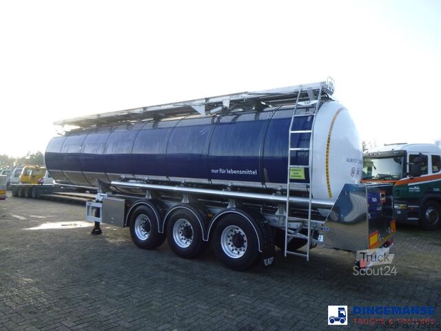 Réservoir L.A.G. Food tank inox 32 m3 / 3 comp + pump, steaming ...