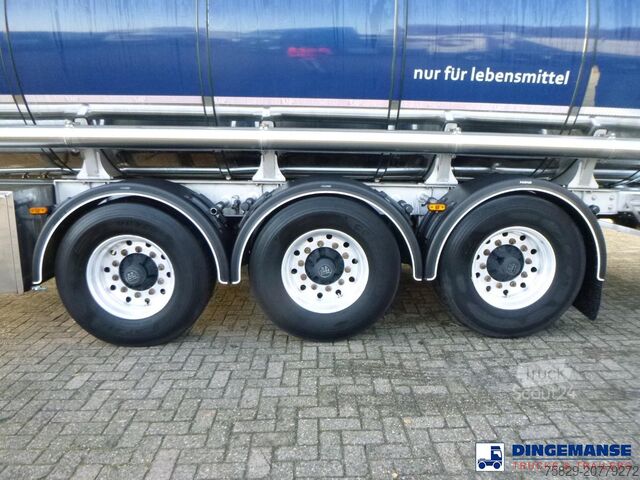 Réservoir L.A.G. Food tank inox 32 m3 / 3 comp + pump, steaming ...