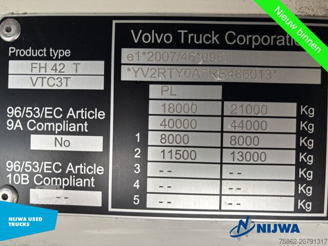 Standard-SZM Volvo FH 460 TC 4x2 CMS + Low Mileage