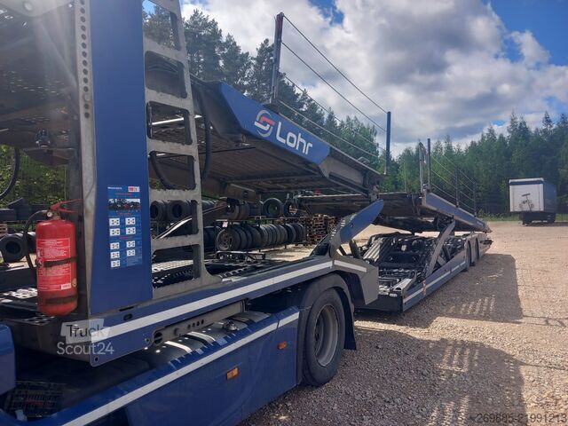 Automobilių pervežimo sunkvežimis Mercedes-Benz ACTROS 1843 Car carrier + Lohr WXS