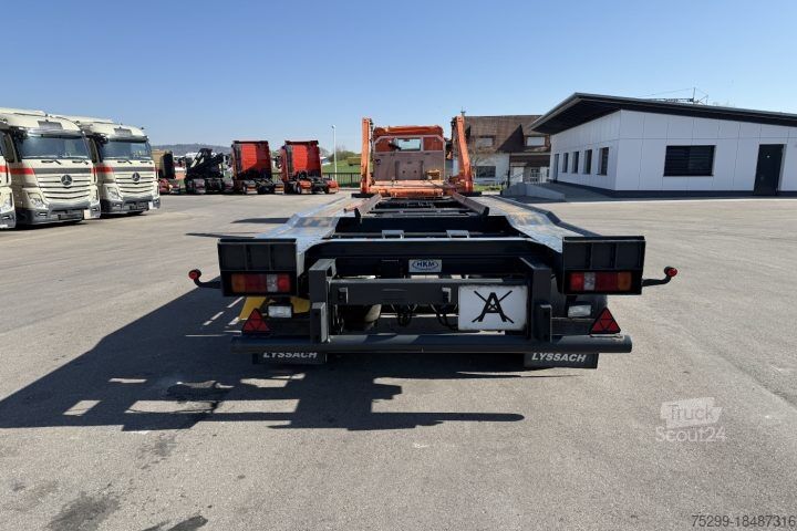 Remorcă cu șasiu interschimbabil  HKM Muldenanhänger / Swiss-Vehicle