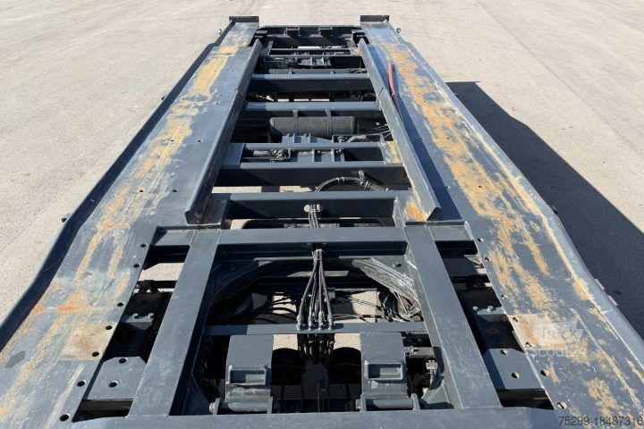 Remorcă cu șasiu interschimbabil  HKM Muldenanhänger / Swiss-Vehicle