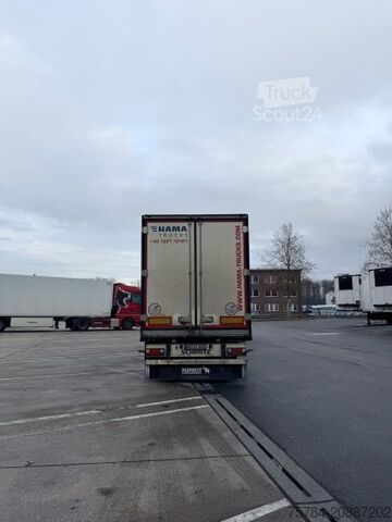 Tieflader-Sattelauflieger SCHMITZ 3-ACHS KüHLAUFLIEGER, THERMO KING, DOPPELSTOCK