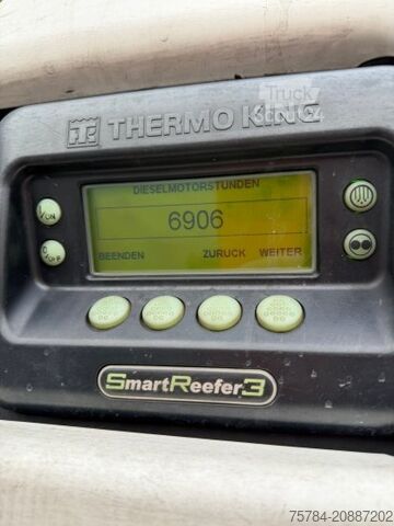 Tieflader-Sattelauflieger SCHMITZ 3-ACHS KüHLAUFLIEGER, THERMO KING, DOPPELSTOCK