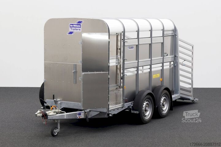 állatszállító pótkocsi Ifor Williams TA5|10x6|RAMPE-/TÜR-KOMBI 311X156X183cm