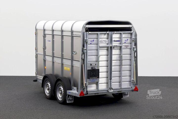állatszállító pótkocsi Ifor Williams TA5|10x6|RAMPE-/TÜR-KOMBI 311X156X183cm