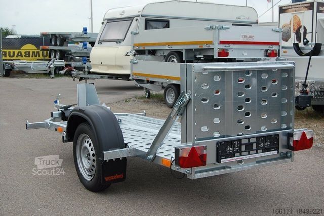 Motorradanhänger VEZEKO MOTOVAN 750 kg 245x88 cm Motorradtransporter