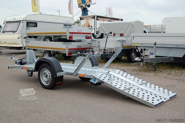 Motorradanhänger VEZEKO MOTOVAN 750 kg 245x88 cm Motorradtransporter