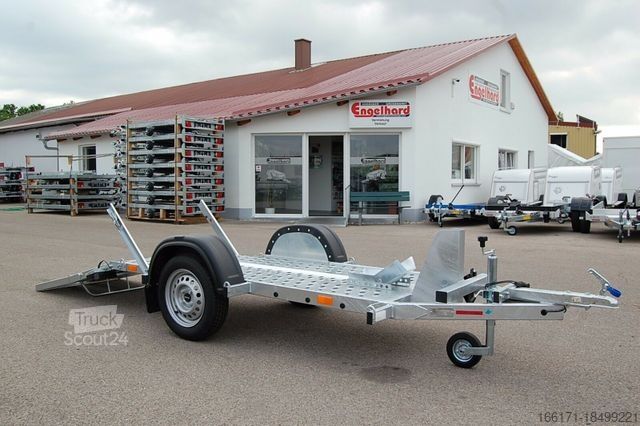 Motorradanhänger VEZEKO MOTOVAN 750 kg 245x88 cm Motorradtransporter