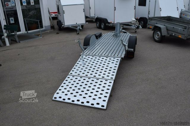 Motorradanhänger VEZEKO MOTOVAN 750 kg 245x88 cm Motorradtransporter