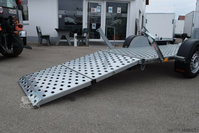 Motorradanhänger VEZEKO MOTOVAN 750 kg 245x88 cm Motorradtransporter