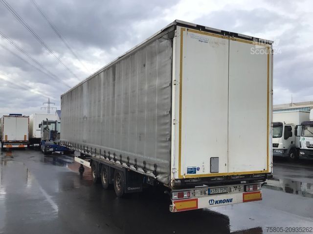 Brandalı açık yarı römork KRONE Megatrailer / Megauflieger SD
