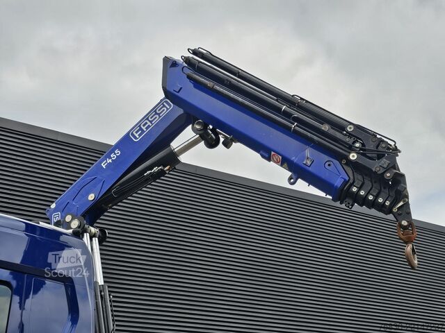 Piattaforma di carico Scania G500 6x2 / FASSI 45 t/m  CRANE / KRAN / GRUA