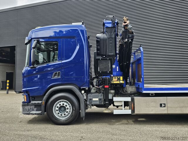 Piattaforma di carico Scania G500 6x2 / FASSI 45 t/m  CRANE / KRAN / GRUA