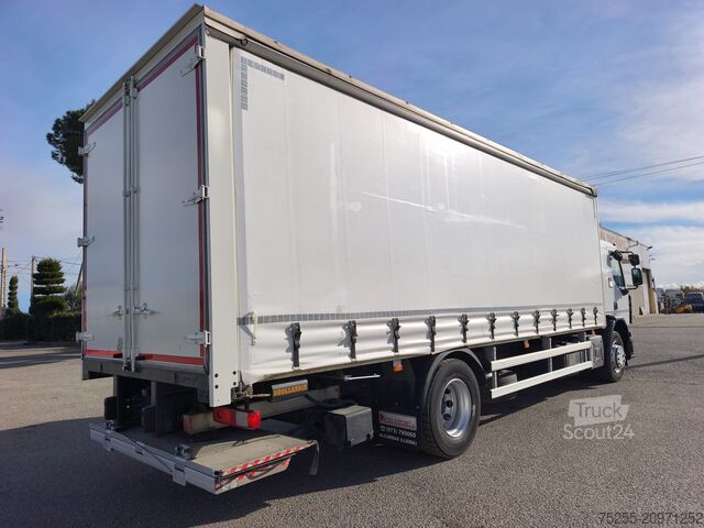 Camion plateau avec bâche RENAULT 18.320 D WIDE EURO 6