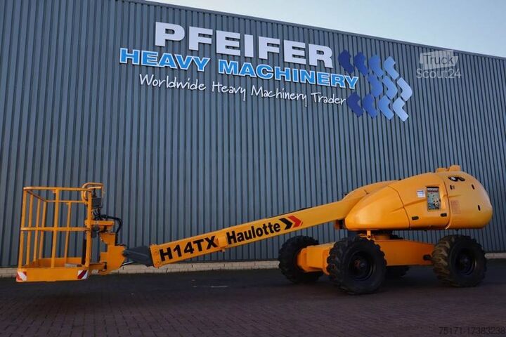 Plataforma telescópica Haulotte H14TX As-Is, Diesel, 4x4 Drive, 14m Working Height