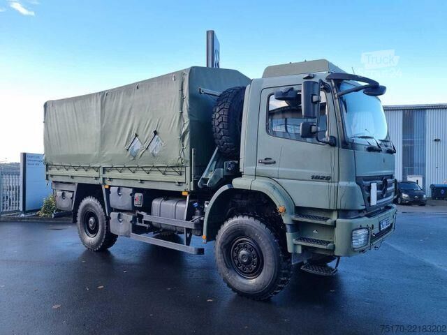 Liukuva pressu Mercedes-Benz Axor 1829 A 4x4 Pritsche/Plane 3 Stück