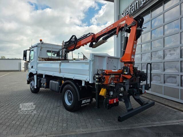 Damperli kamyon Mercedes-Benz Arocs 1835 KK Heckkran Atlas 126.3E-A3L Funk