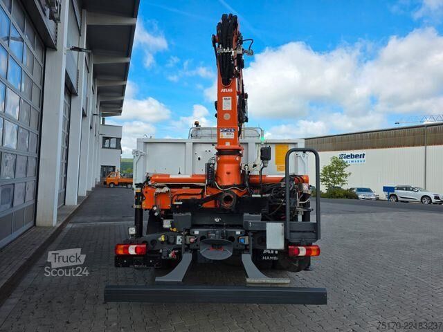Damperli kamyon Mercedes-Benz Arocs 1835 KK Heckkran Atlas 126.3E-A3L Funk