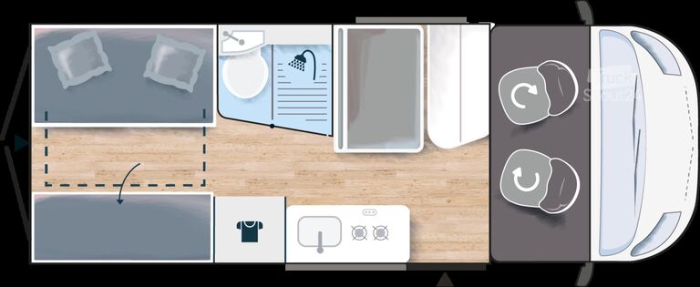 Kastenwagen Wohnmobil Challenger Vany V114 Markise, Solar, Rückfahrkamera