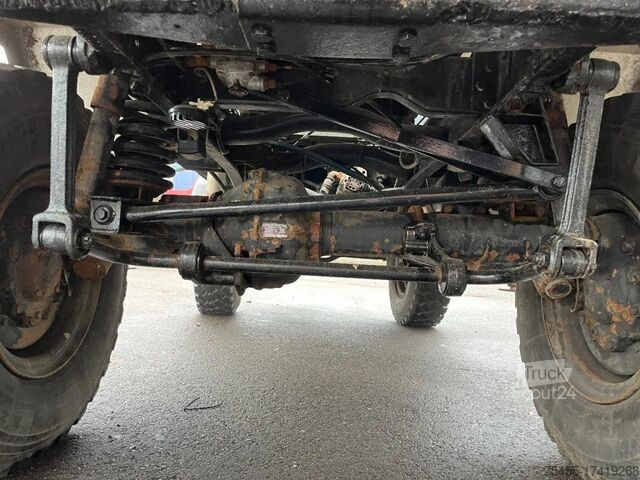 Laadplatform Mercedes-Benz UNIMOG 435G/1700L - HIAB 102 - 4x4 - 6 cilinder...