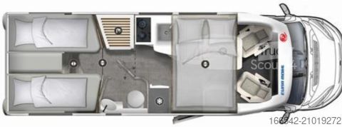 Camping-car semi-intégré Eura Mobil Profila RS 720 EB 140PS/Alu/Klima/RFK/4,25t