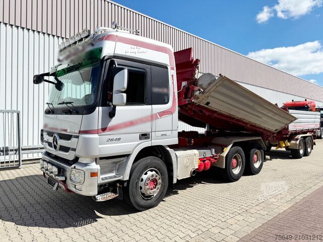 Camion-benne tricar Mercedes-Benz Actros 2648 LK 6x4 Actros 2648 LK 6x4, Retarder, Bordmatik, Bi-Xenon