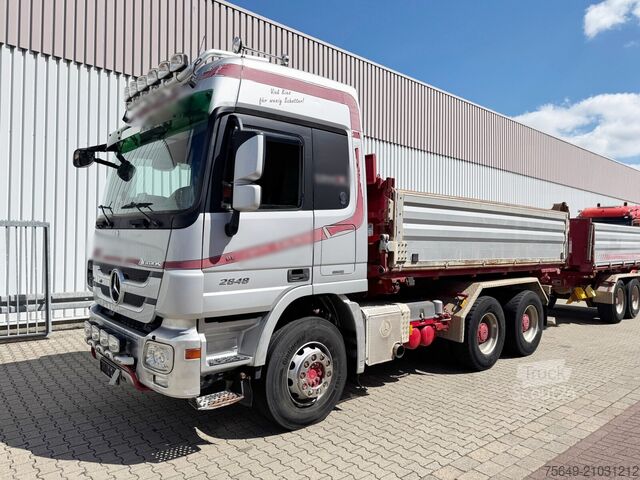 Camion-benne tricar Mercedes-Benz Actros 2648 LK 6x4 Actros 2648 LK 6x4, Retarder, Bordmatik, Bi-Xenon