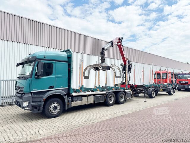 Timberbil Mercedes-Benz Arocs 2651 L 6x4 Arocs 2651 L 6x4, Retarder, StreamSpace, Heckkran Epsilon M120L80
