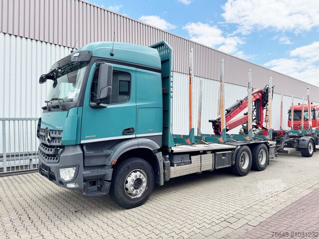 Timberbil Mercedes-Benz Arocs 2651 L 6x4 Arocs 2651 L 6x4, Retarder, StreamSpace, Heckkran Epsilon M120L80