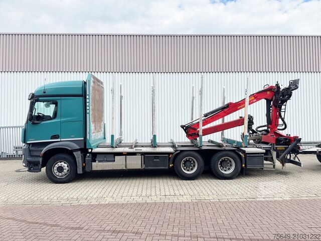 Timberbil Mercedes-Benz Arocs 2651 L 6x4 Arocs 2651 L 6x4, Retarder, StreamSpace, Heckkran Epsilon M120L80