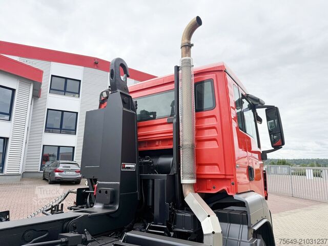 Haakarm vrachtwagen MAN TGS 26.480 6x4H-4 BL TGS 26.480 6x4H-4 BL, Multilift Abroller HydroDrive, Lenk-/Liftachse, Wechselfahrzeug