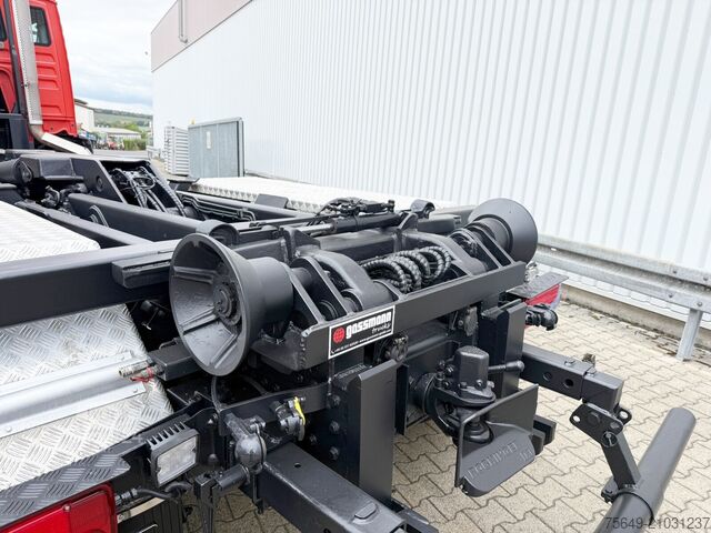 Haakarm vrachtwagen MAN TGS 26.480 6x4H-4 BL TGS 26.480 6x4H-4 BL, Multilift Abroller HydroDrive, Lenk-/Liftachse, Wechselfahrzeug