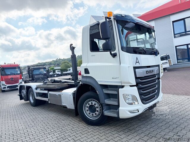 Camion benne à bras amovible DAF CF 480 6x2 CF 480 6x2, Lenk-/Liftachse