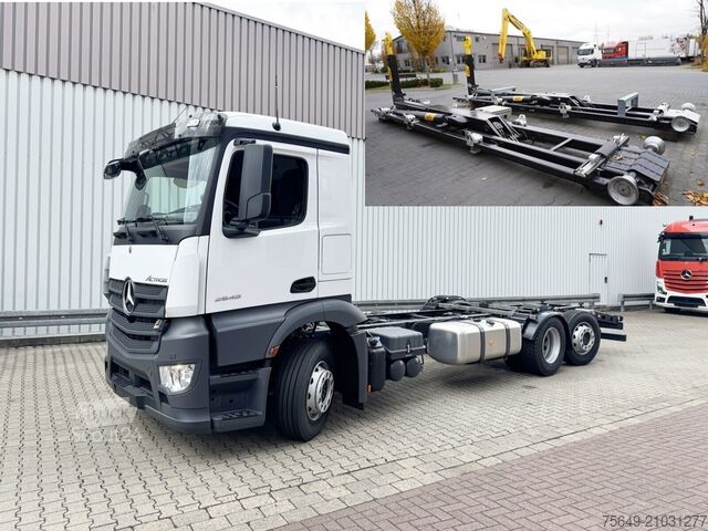 Camion benne à bras amovible Mercedes-Benz Actros 2548 L 6x2 Actros 2548 L 6x2, Retarder, Lenk-/Liftachse