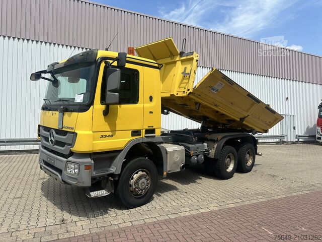 Driezijdige kipper Mercedes-Benz Actros 3348 AK 6x6 Actros 3348 AK 6x6, Bordmatik links