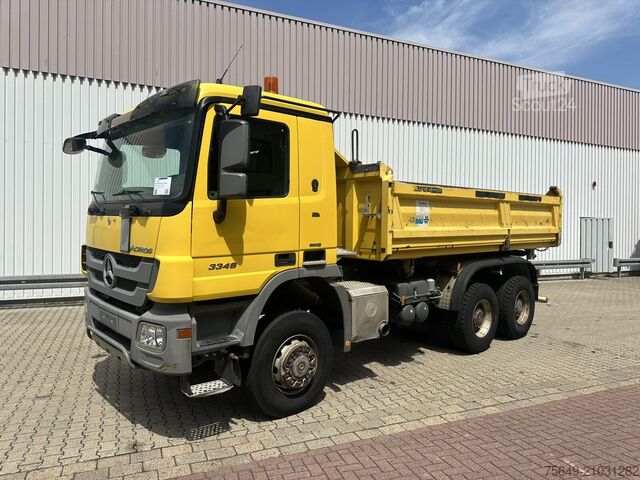 Трьохсторонній самоскид Mercedes-Benz Actros 3348 AK 6x6 Actros 3348 AK 6x6, Bordmatik links