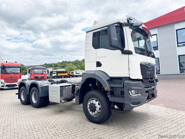 Châssis de camion MAN TGS 33.480 6x6 BB CH TGS 33.480 6x6 BB CH, Hohe Bauart, Nebenantrieb