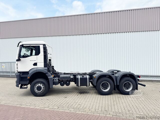 Châssis de camion MAN TGS 33.480 6x6 BB CH TGS 33.480 6x6 BB CH, Hohe Bauart, Nebenantrieb