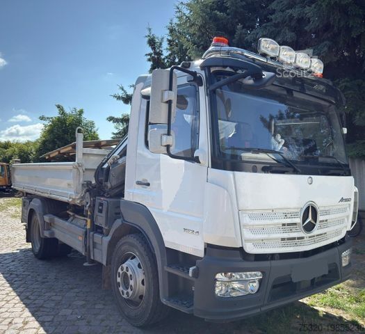 Tristrani prekucnik MERCEDES-BENZ 1524 Kipper- Kran