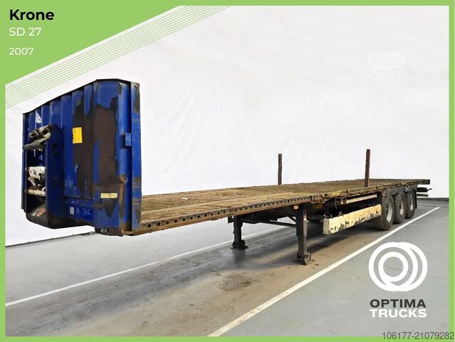 Loading platform Krone SD 27 FREINS TOMBOURS /TROMMELREMMEN