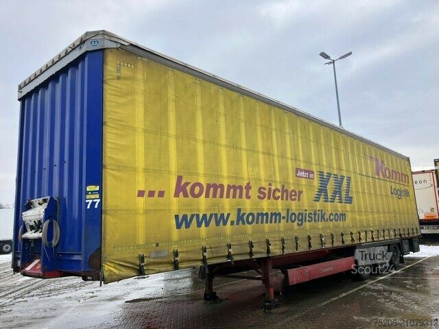Open semitrailer with tarp Krone Mega Liner SDP 27 eLG4-CS